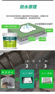 墙面刷多高防水涂料好	(墙面刷多高防水涂料好一点)